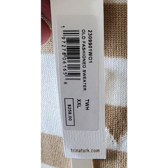 Trina Turk Old Fashioned Wool Sweater, XXL, NWT - Picture 4 of 6